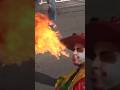 Barranquilla Colombia Travel #Shorts Man Almost burns Is Face off 😳 🔥🔥🔥 at Carnival Carnaval