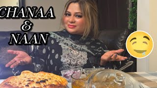 Delicious Chana and Fluffy Naan Recipe | CookingWithNabila