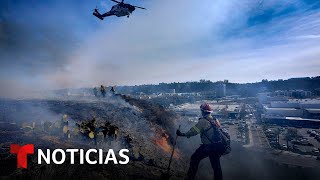 Autoridades hablan de la respuesta a los incendios en California