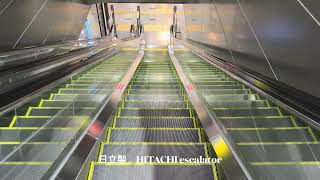 ［エスカレーター］ＪＲ博多駅　日立製　HITACHI escalator