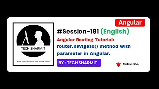 Router.Navigate() method basic example in Angular | Angular Tutorial in English (Session-180)
