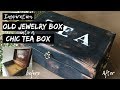 DIY: Old Jewelry Box Into A Chic Tea Box