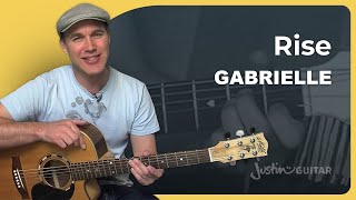 How to play Rise by Gabrielle | Easy Guitar