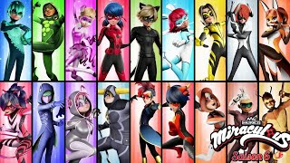 🐞🐾 Tous les nouveaux looks des héros dans la saison 6 de Miraculous Ladybug !✨