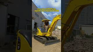 Excavadora Komatsu PC35 de segunda mano.