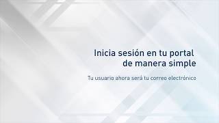 Inicia sesión en tu portal de manera simple