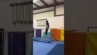 Hand walks on parallel bars