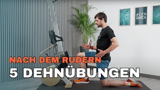 5 DEHNÜBUNGEN, die Du regelmäßig nach dem Rudertraining machen solltest! - Stretching für Ruderer