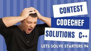 The Gift || CodeChef Starters 94 Contest Solution with Explanation