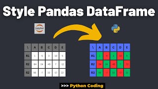 Master Pandas DataFrame Styling - Tips & Tricks | Python Tutorial