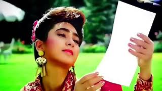 Pyar Ke Kagaz Pe 💞 Love Song 💞 Jigar , Ajay Devgan, Karishma Kapoor, Abhijeet B, Sadhana Sargam 💞4K
