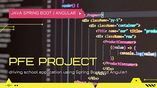 JAVA PROJECT - SPRING BOOT / ANGULAR (auto ecole) PART 2