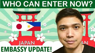 IS JAPAN OPEN FOR FILIPINO TOURISTS NOW? JAPAN VISA UPDATE FROM EMBASSY OF JAPAN IN THE PHILIPPINES!
