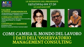 Come cambia il mondo del lavoro. Osservatorio Management Consulting