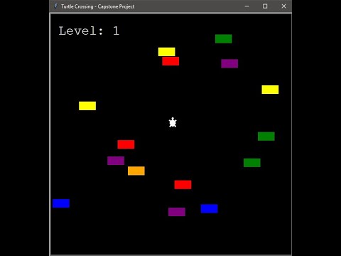 Road Crossing Game In Python Turtle Youtube