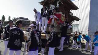 平成28年 一須賀 関電広場 河南町60周年記念だんじり曳行 南河内だんじり祭り