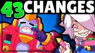 Brawl Stars Update Sneak Peek! | 43 Balance Changes \u0026 MORE!