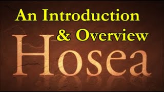 Hosea - part 1