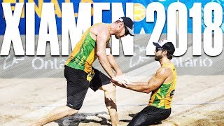 FIVB XIAMEN 2018 • Alison/Bruno (BRA) • Beach Volleyball World