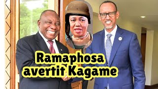 Ramaphosa avertit Kagame: \