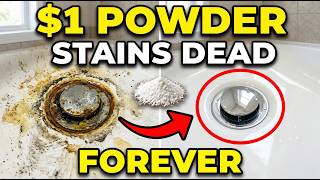 $1 Powder Removes Any Bathtub Stain Forever — No Scrubbing, No Bleach, Buried Since 1953