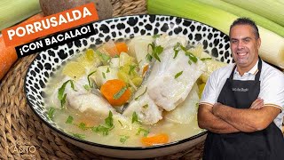 Porrusalda with cod, a traditional Basque recipe full of flavour