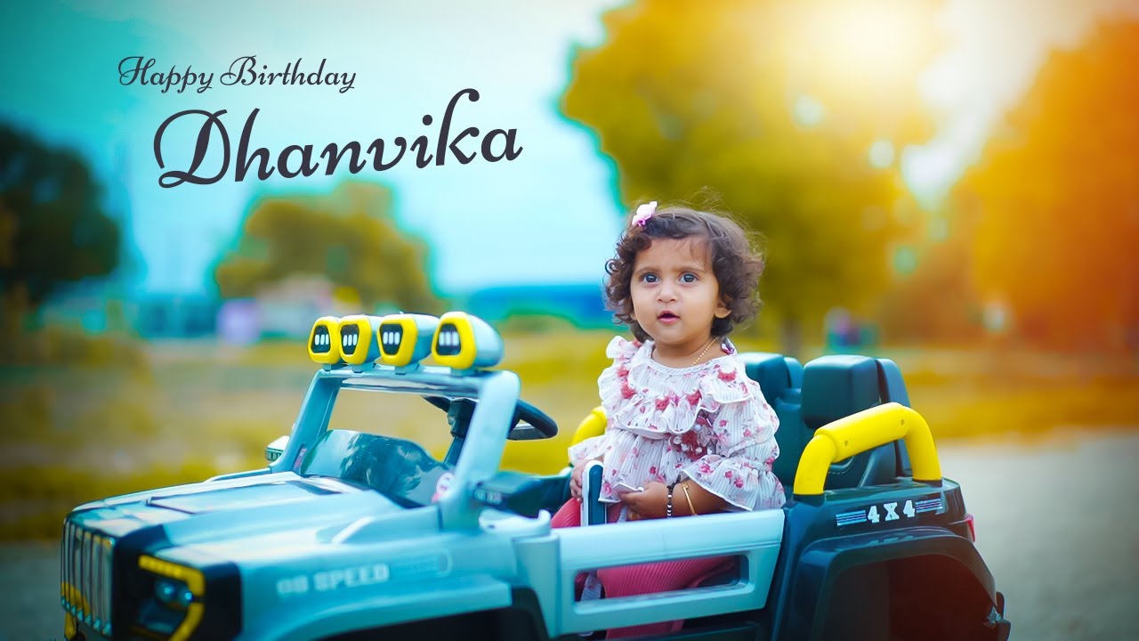 Dhanvika 1st Birthday Teaser Zoom Studio Nandyal Mobile No 9989325585