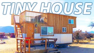 EXQUISITE! 'The Peacock' Cowboy TINY HOUSE TOUR, Nevada as featured on HGTV