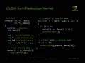 Scalable Parallel Programming with CUDA on Manycore GPUs