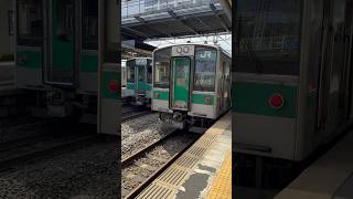 701系1000番台+1500番台 東北本線 普通 小牛田駅到着 2024.07.31