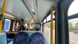 Short journey on Go Ahead London DOE49 LX09AXZ on Route 154 to Morden