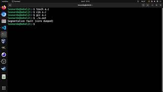 Segmentation fault speedrun (100%)