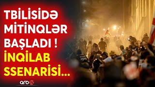 TƏCİLİ! Tbilisidə VƏTƏNDAŞ SAVAŞI anonsu - Xüsusi Təyinatlılar hərəkətə keçir - ANBAAN GÖRÜNTÜLƏR