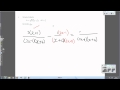 C3 Homework Algebraic Fractions Video Solution