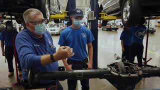 Automotive Training Center - Checking Backlash in a Differential Assembly