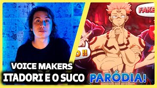 ITADORI FAZ AMOR COM SUCO? SUKUNA NÃO SE DECIDE | Voice Makers | [PARÓDIA JUJUTSU] | REACT DO MORENO