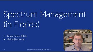 Spectrum Management and Coordination in Amateur Radio