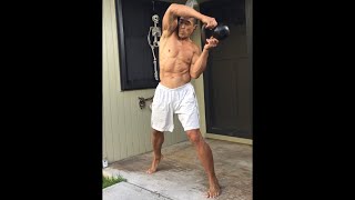 Kettlebell “X” Orbit  for Core and Obliques