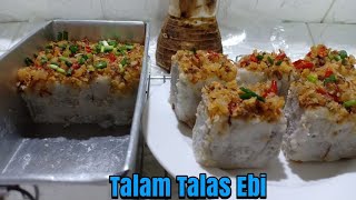 TALAM TALAS KHAS PONTIANAK | TALAM TALAS | CARA MEMBUAT TALAM TALAS EBI | O KUE HEBI | TARO CAKE