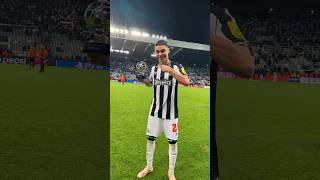 A first Champions League POTM award for Miggy Almiron 👏 #almiron #miguelalmiron #nufc #newcastle