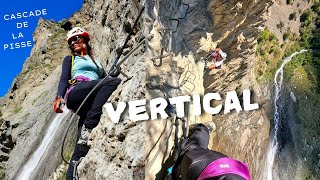 Ca VULTURII pe Via Ferrata Cascade de la Pisse | FRANŢA