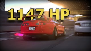 1147 HP DRAG TOYOTA SUPRA!!!｜ ASSETTO CORSA ｜