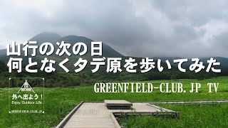 【九重・長者原】山行の次の日、何となくタデ原を歩いてみた