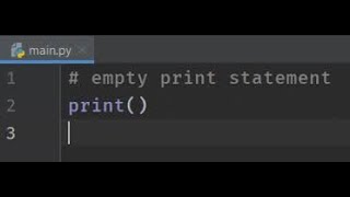 Coding For Kids: print statements in python