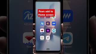 How to add paws to home screen|| easy paws web access