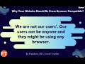 Web Programming - fix cross browser compatibility issues