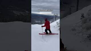 Ski off vs my dad #skier #wintersport #snowboarding #ski #extremesport #loveskiing #snowboard #snow