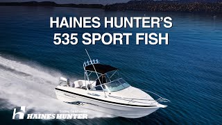 Haines Hunter 535 Sport Fish: Navigate Waters with Power and Comfort!