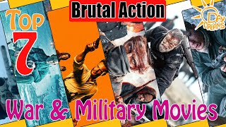 Top 7 All Time Best War and Military  Brutal Action Movies in Hindi Dubbed || Day Dreams