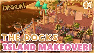 Dinkum Docks | Speed Build | Decorating An Entire Island